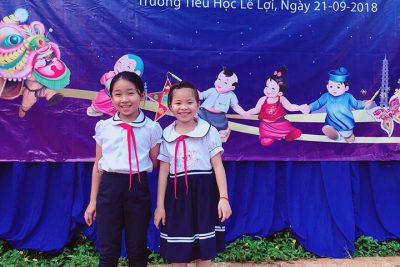 Tổ chức tết trung thu cho học sinh năm 2018.