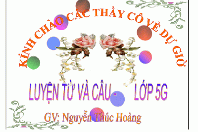 Bài giảng điện tử- Khối 5