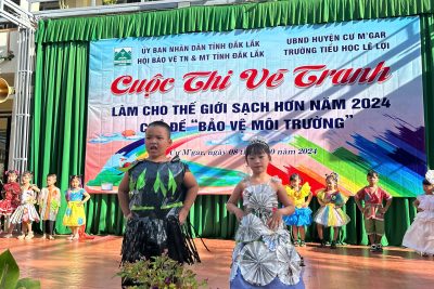 Hội thi vẽ tranh làm cho thế giới sạch hơn